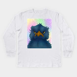 Baby Microraptor is Mad at You Kids Long Sleeve T-Shirt